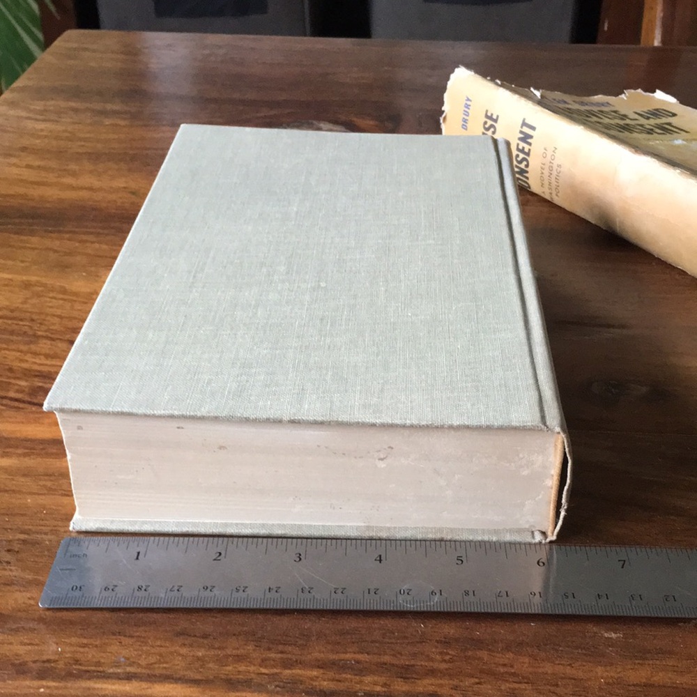 SIGNED Advise and Consent by Allen Drury Hardcover Book w/ Original Dust Jacket - Picture 16 of 16